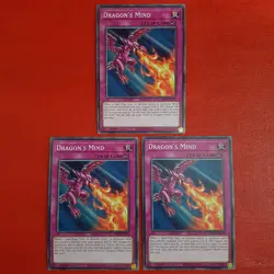 Yugioh Dragon's Mind ALIN-EN079 1st Edition Playset - Image 1