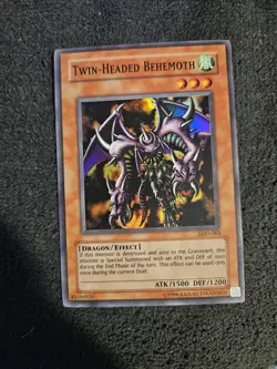 Yugioh - Twin-Headed Behemoth - Super Rare - LOD-063 - Unlimited - Image 1