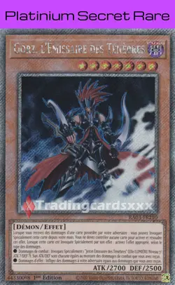 Yu-Gi-Oh! Gorz, l'Emissaire des Tenebres : PN RA03-FR210 - Image 1