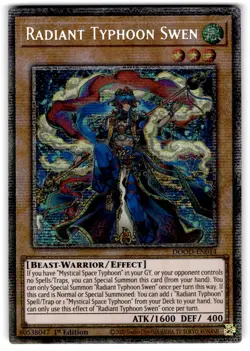 YUGIOH RADIANT TYPHOON SWEN STARLIGHT RARE NEAR MINT DOOD-EN014 - Image 1