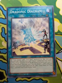 Dragonic Diagram BLC1-EN125 1st Edition YuGiOh TCG Card - Image 1