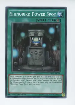Yugioh Shinobird Power Spot MP17-EN214 1st Edition Common Mint x3 - Image 1