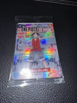 One Piece Monkey D. Luffy US College Basketball Card Rutgers 5000 *SHIPS ASAP* - Image 1