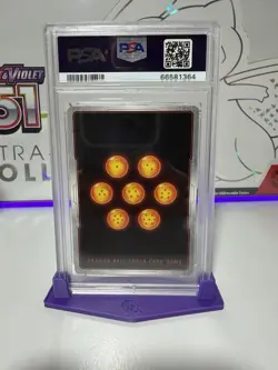2019 DRAGON BALL SUPER CARD GAME SER 8 MALICIOUS MACHINATIONS BEERUS BALL PSA 10 - Image 2