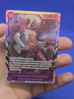 One Piece The Azure Sea’s Seven Donquixote Doflamingo OP14-069 Super Rare SR NM - Image 2