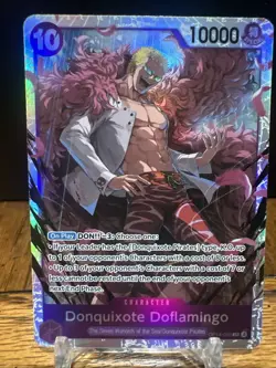 Donquixote Doflamingo OP14-069 SR English The Azure Sea's Seven - One Piece - NM - Image 1