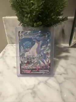 Pokemon TCG Ice Rider Calyrex VMAX Alternate Art 203/198 Sword & Shield - Image 1