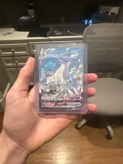 Pokemon TCG Ice Rider Calyrex VMAX Alternate Art 203/198 Sword & Shield - Image 3