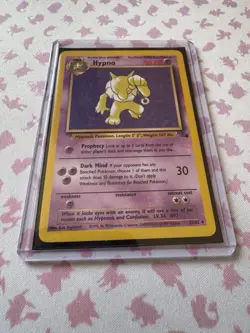 Hypno 23/62 Original Non-Holo Rare Fossil Set Pokemon Card 1999 WOTC TCG - Image 5