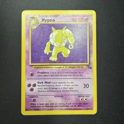 HYPNO 23/62 Non-Holo Rare Fossil Set Unlimited WOTC Original 1999 - Pokemon Card - Image 1