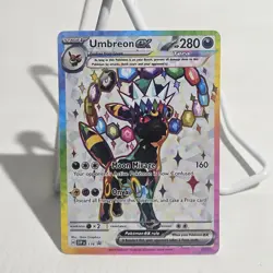 Umbreon EX 176 SV Black Star Promo NM Pokemon TCG Prismatic Evolutions Card - Image 1