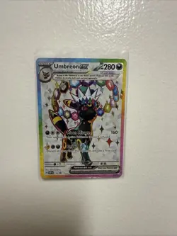 Pokemon TCG Umbreon EX 176 Prismatic Evolutions PROMO CARD NM - Image 1