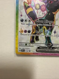 Pokemon TCG Umbreon EX 176 Prismatic Evolutions PROMO CARD NM - Image 4