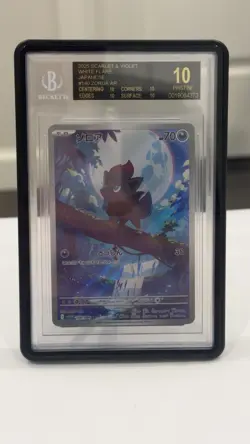 Pokemon TCG Zorua AR White Flare 140/086 Japanese Card BLACK LABEL 10 POP 1 - Image 3