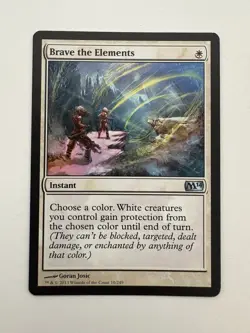 Brave the Elements MTG Magic the Gathering Card LP Lightly Played M14 - Image 1