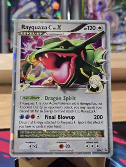 Rayquaza C LV.X DP47 Holo Diamond and Pearl Promo Card Pokemon Nm/lp - Image 1