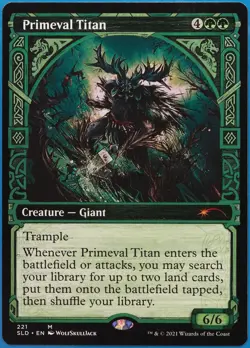 Primeval Titan (Secret Lair 221 Promo) NM MTG MAGIC CARD (509687) ABUGames - Image 1