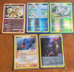 Pokemon TCG Card Lot (5) Holo, Rare, Stamped, LP+ Condition, Holon Phantoms - Image 1
