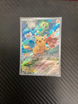 Pikachu 027 Sv: Scarlet & Violet Promo Cards Holo Sealed - Image 1