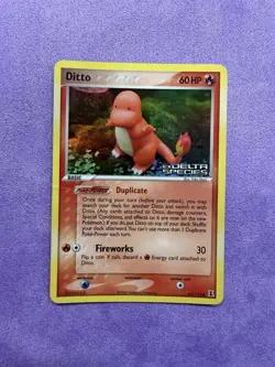 Ditto Charmander EX Delta Species Reverse Holo Card 61/113 Stamped - Image 1