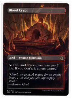 MTG Blood Crypt (Borderless), Lorwyn Eclipsed (ECL) Regular Near Mint Magic - Image 2