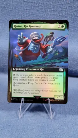 Quina, Qu Gourmet (Extended Art) #471 MTG Final Fantasy FIN NM X1 - Image 1