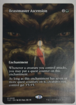 MTG Beastmaster Ascension (Borderless) Avatar: The Last Airbender - Image 1