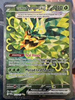 1x Teal Mask Ogerpon ex - 211/167 - Special Illustration Rare NM-Mint Pokemon SV - Image 1