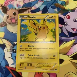Pokemon Pikachu TCG XY Reverse Holo Common Card 42/146 - Image 1