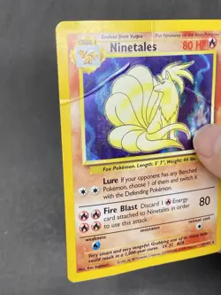 Ninetales 12/102 Pokemon TCG WOTC Base Set Unlimited Holo Rare - Image 2