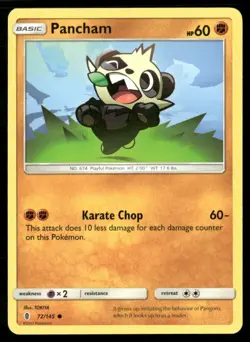 2017 Sun & Moon - Guardians Rising Pancham Basic/Common #72 - Image 1