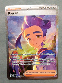 Pokemon TCG Prismatic Evolutions Kieran Sir 174/131 Special Illustration Rare NM - Image 1