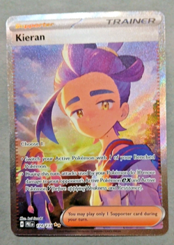 Pokemon TCG Prismatic Evolutions Kieran Sir 174/131 Special Illustration Rare NM - Image 2