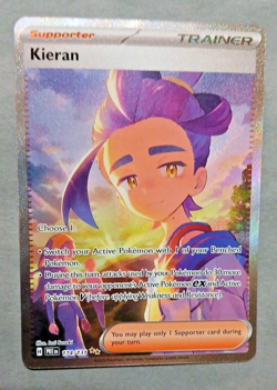 Pokemon TCG Prismatic Evolutions Kieran Sir 174/131 Special Illustration Rare NM - Image 3