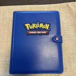 160 Pokemon Cards Bundle With Ultra Blue Binder. All Must Go - Image 1