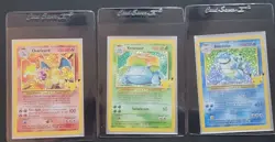 25th Anniversary CHARIZARD VENUSAUR BLASTOISE Celebration Set Holo Pokemon - LP - Image 1