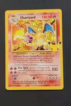 25th Anniversary CHARIZARD VENUSAUR BLASTOISE Celebration Set Holo Pokemon - LP - Image 2