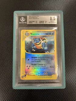 Pokemon 2002 Expedition Blastoise Reverse Holo Rare Card 36/165 - Image 1