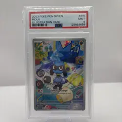 2023 Pokemon Scarlet & Violet Riolu 215/198 - PSA 9 - Mint - Image 1