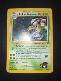 Erika’s Venusaur - Holo Rare (4/132)Set: Pokemon TCG Gym Challenge ENG - Image 2
