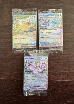 Pokemon SEALED Set of 3 Prismatic Evolutions Surprise Box Eeveelutions Promos - Image 1