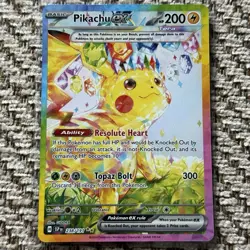 Pokemon TCG Pikachu EX 238/191 Special Illustration Rare Surging Sparks NM - Image 1
