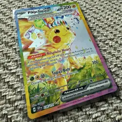 Pokemon TCG Pikachu EX 238/191 Special Illustration Rare Surging Sparks NM - Image 3