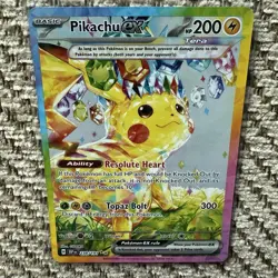 Pokemon TCG Pikachu EX 238/191 Special Illustration Rare Surging Sparks NM - Image 5