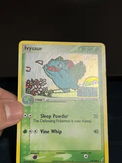 2006 Pokemon EX Crystal Guardians Ivysaur-Reverse Foil #34/100 - Image 3