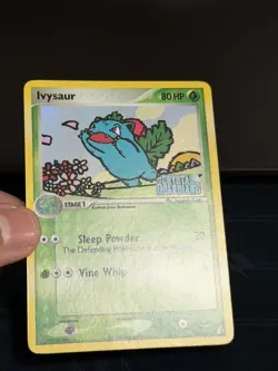 2006 Pokemon EX Crystal Guardians Ivysaur-Reverse Foil #34/100 - Image 5