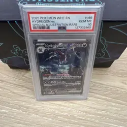 PSA 10 HYDREIGON ex 169/086 | White Flare Full Art Graded Pokemon Card - Image 1