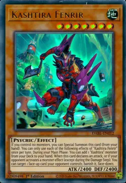Yugioh Kashtira Fenrir DABL-EN012 Ultra Rare 1st ed LP See pics - Image 1