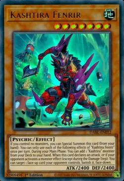 Yugioh Kashtira Fenrir DABL-EN012 Ultra Rare 1st ed LP See pics - Image 3