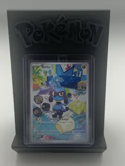 Pokemon TCG - Riolu #215/198 - Scarlet & Violet - Illustration Rare Near Mint! - Image 1